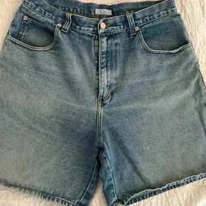 North West Blue Vintage Dad Jean shorts